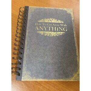 Punch Studio Blank Journal “How To Get Away With Anything”